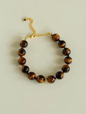 10mm Tiger's Eye Stone Beaded Bracelets