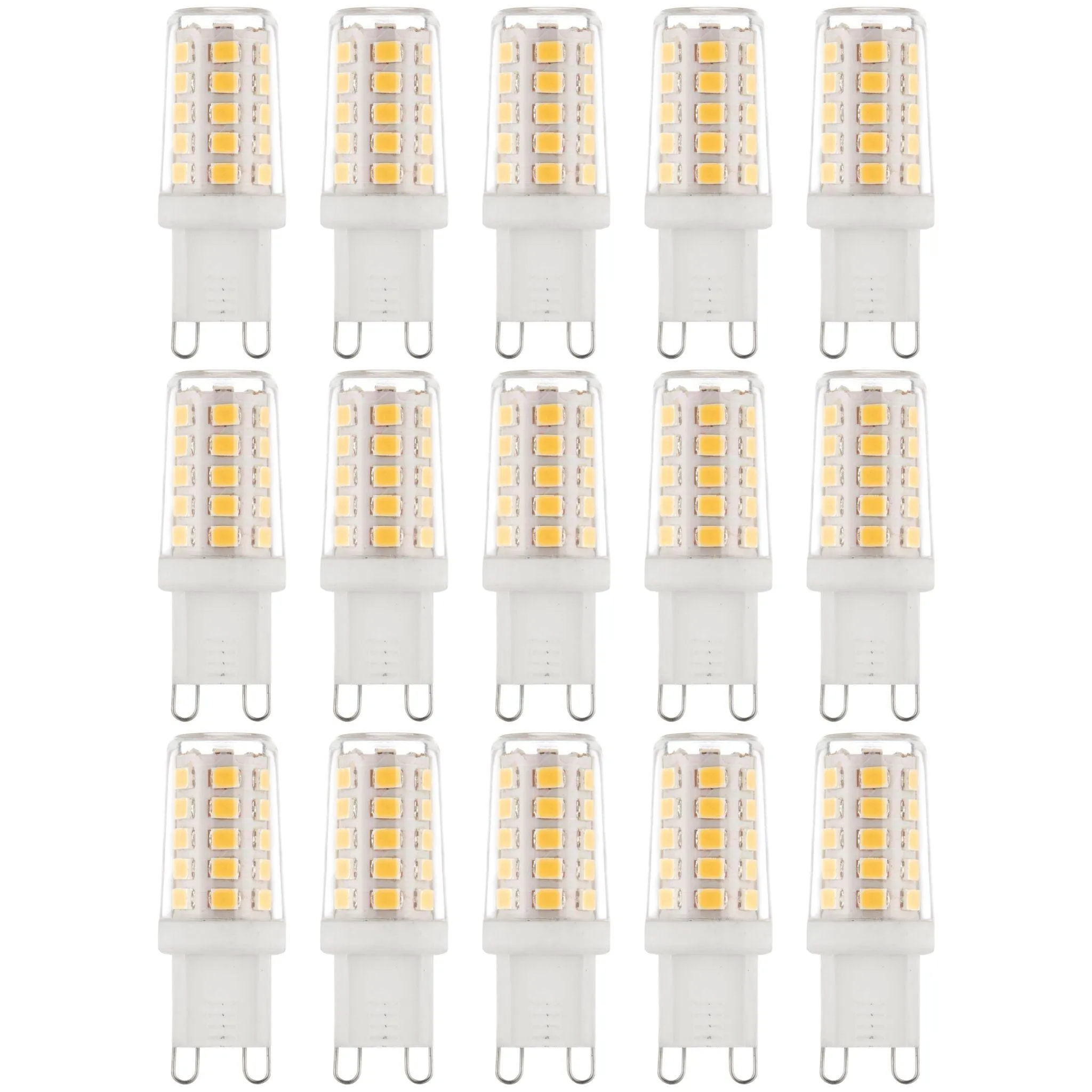 15 x G9 LED Non-Dimmable Light Bulb 2.3W Warm White