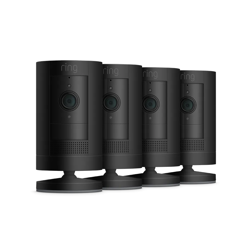 4-Pack Outdoor Security Camera | Stick Up Cam Battery