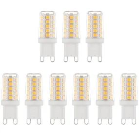 9 x G9 LED Non-Dimmable Light Bulb 2.3W Warm White