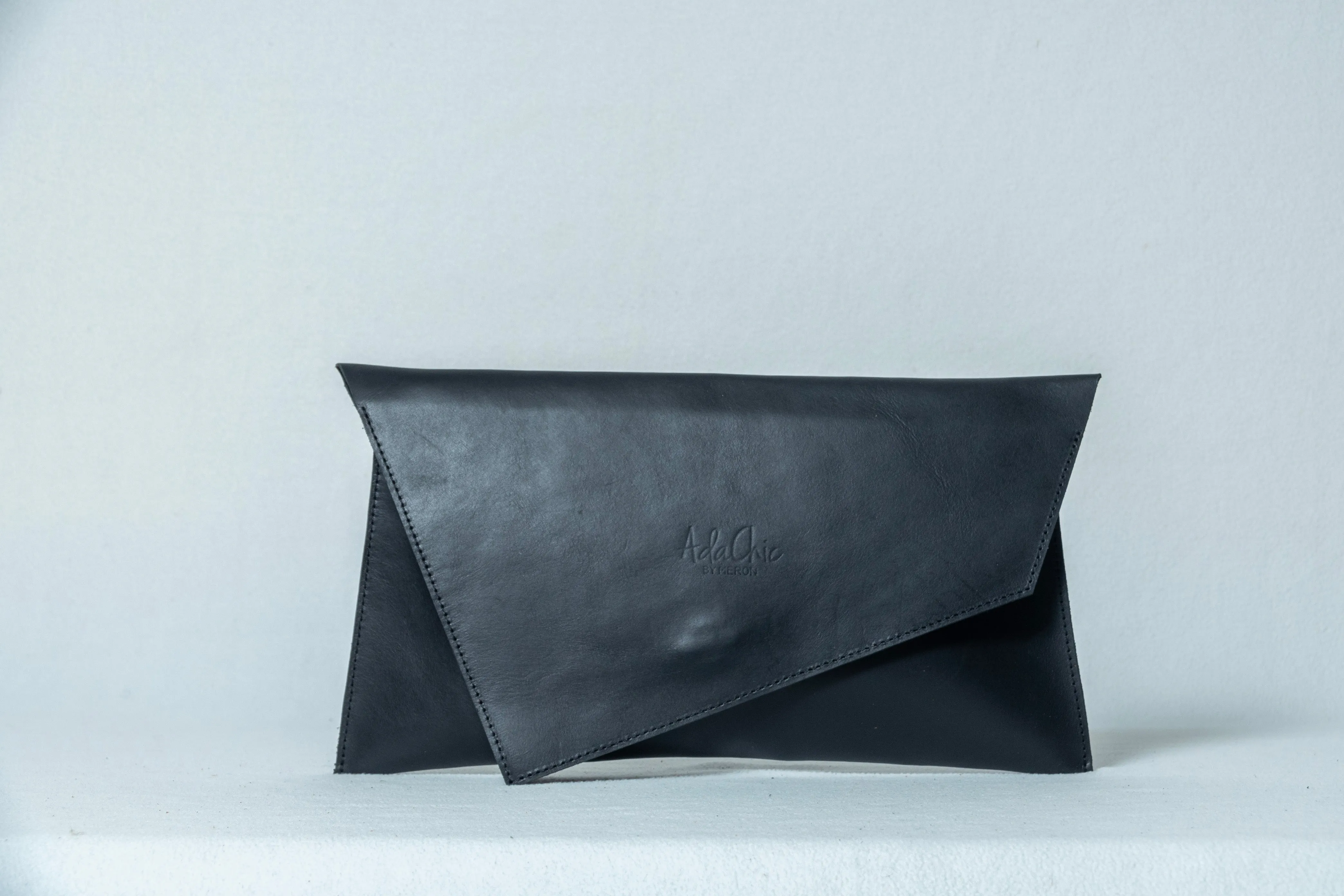 Ada Angle Sustainable Leather Clutch