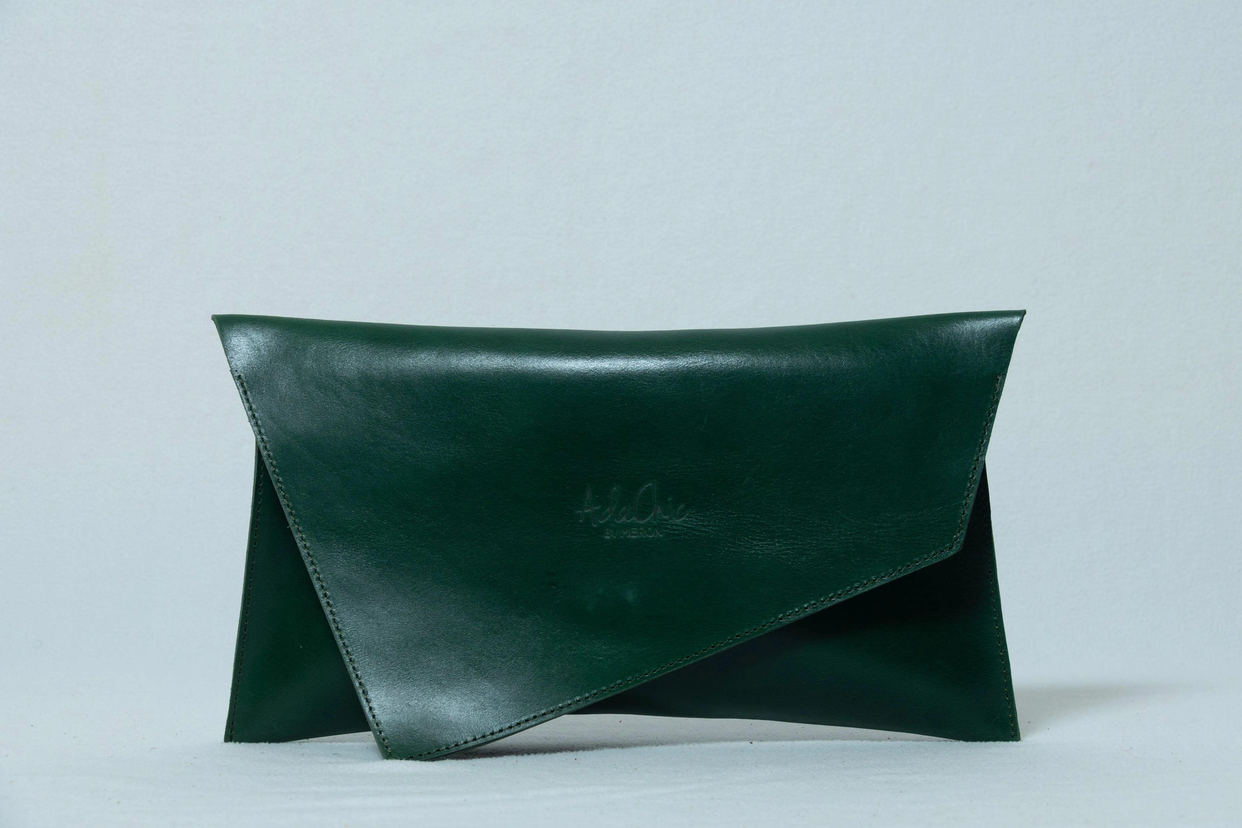 Ada Angle Sustainable Leather Clutch