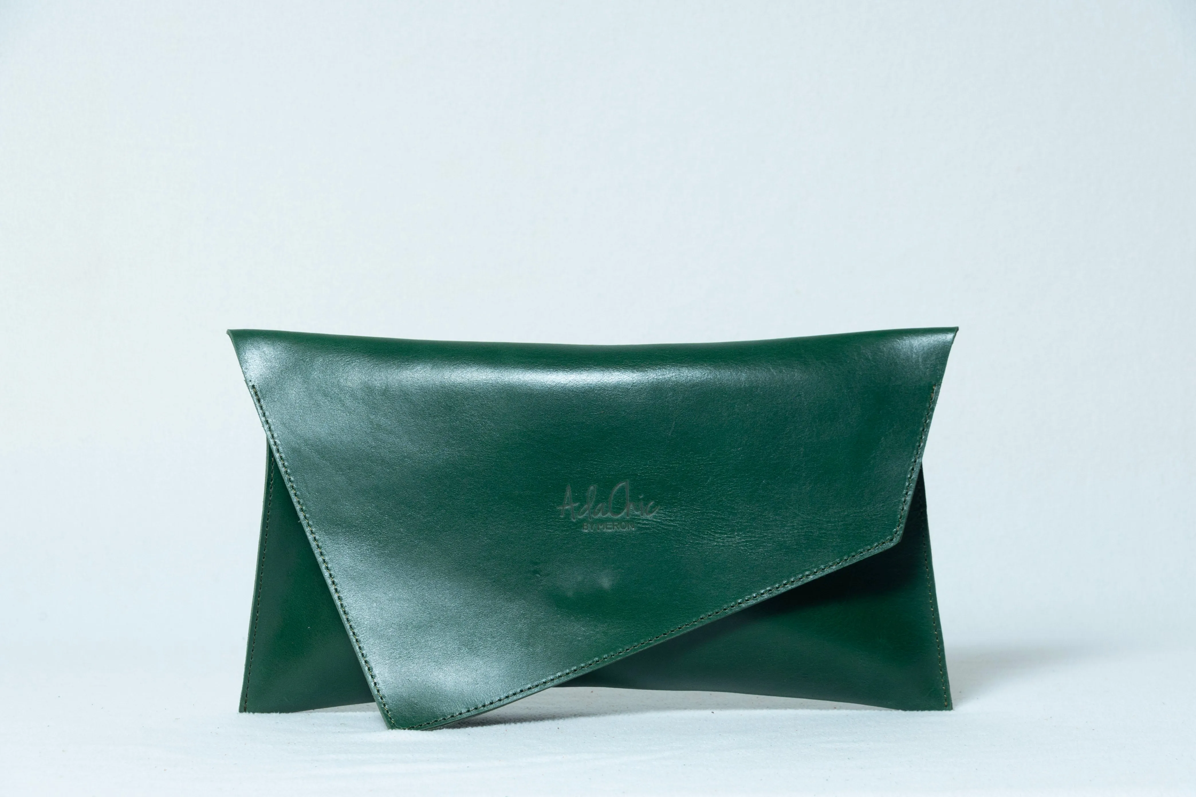 Ada Angle Sustainable Leather Clutch