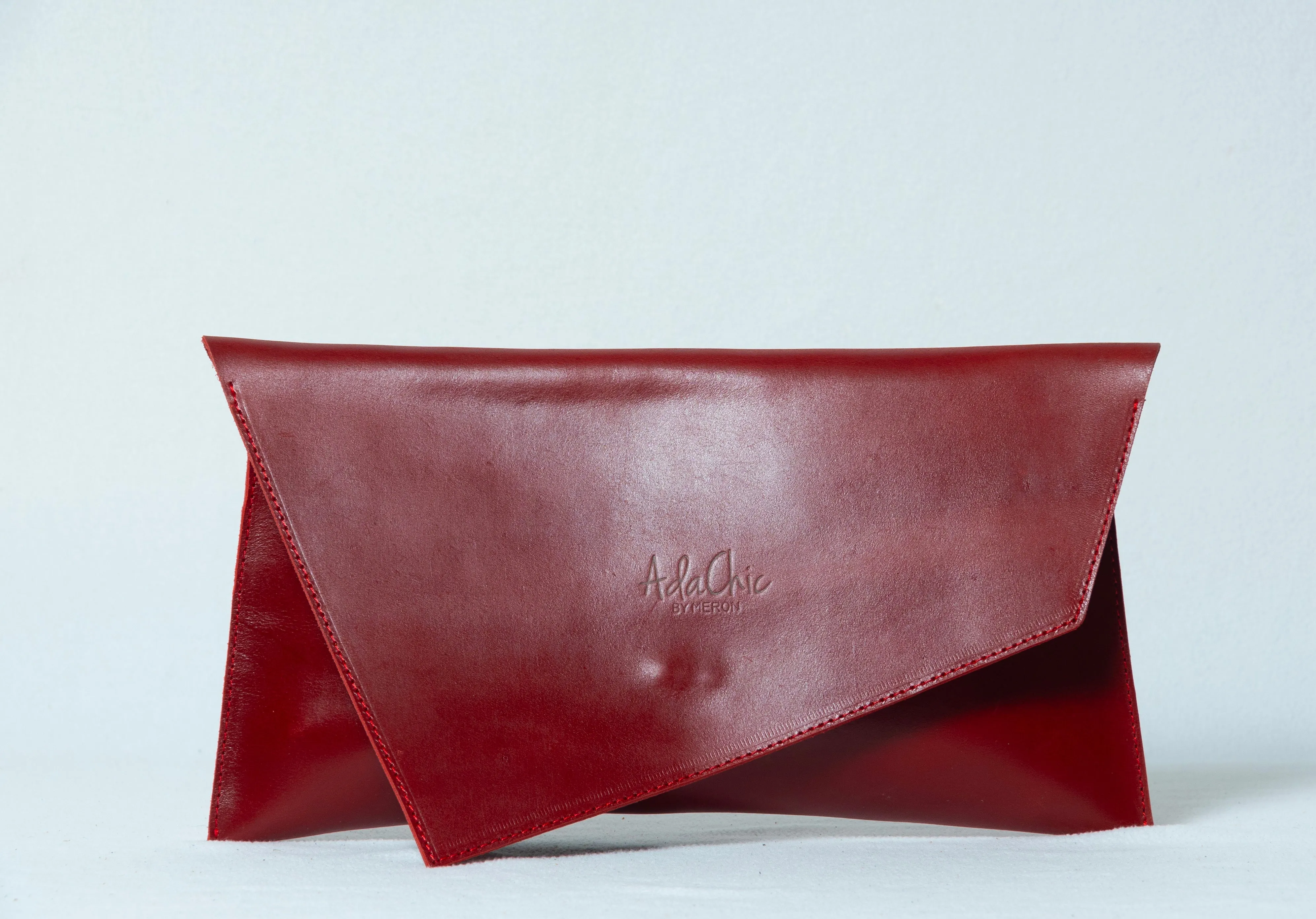 Ada Angle Sustainable Leather Clutch