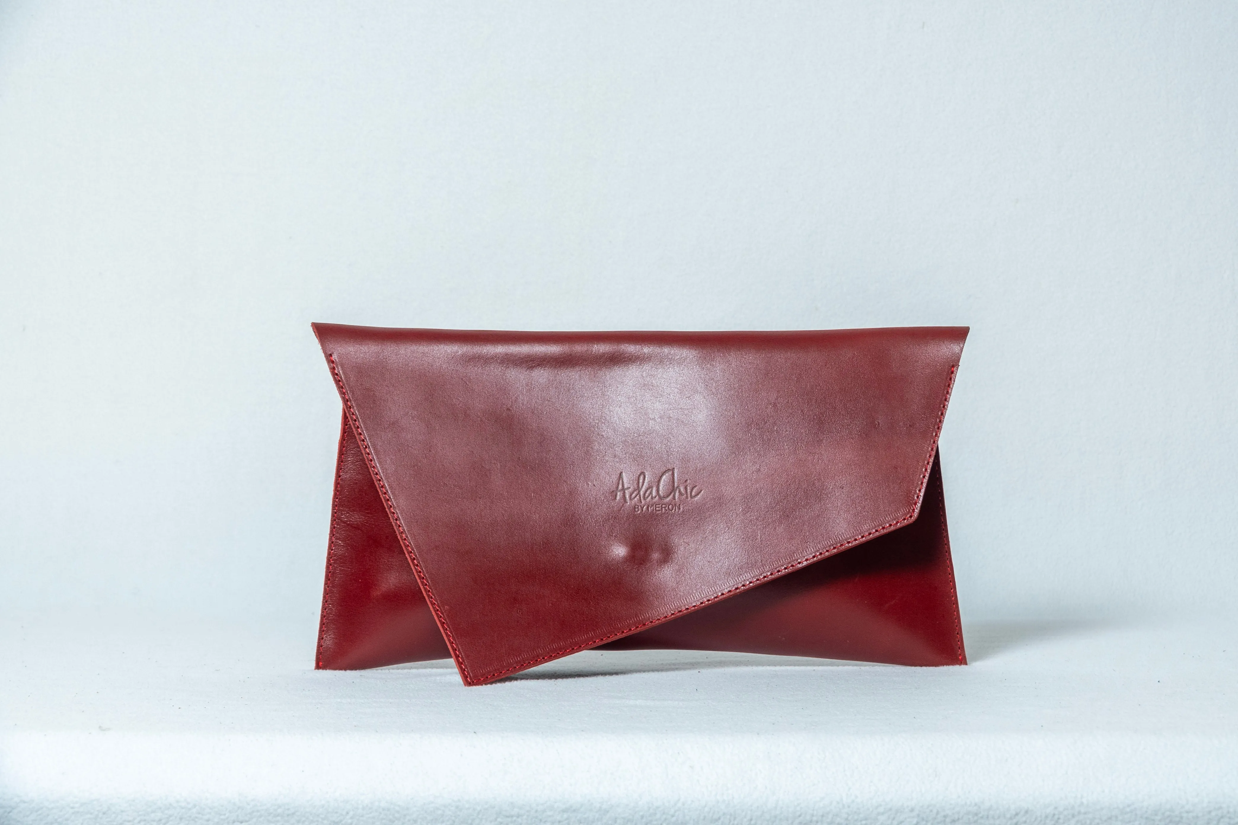 Ada Angle Sustainable Leather Clutch