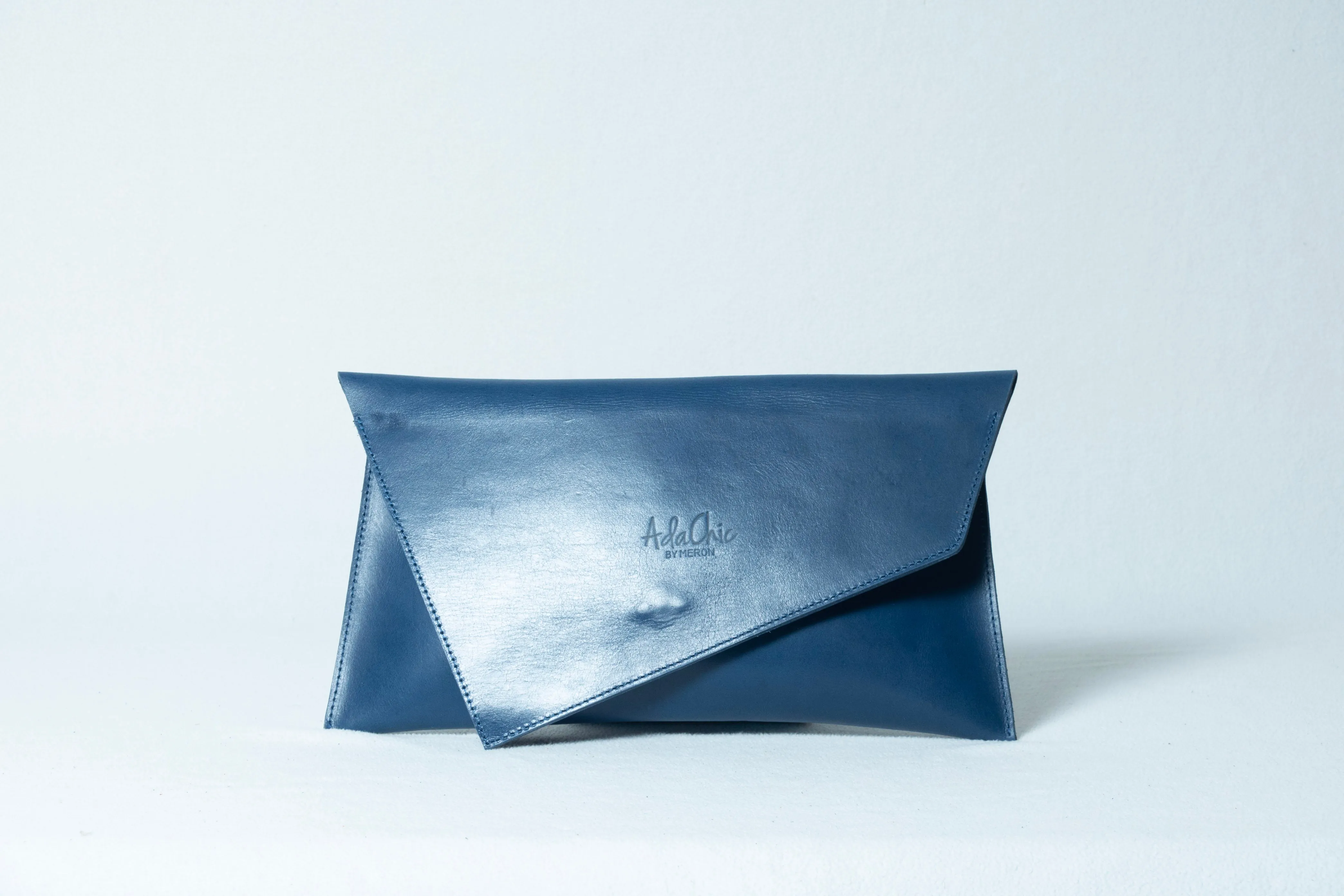 Ada Angle Sustainable Leather Clutch