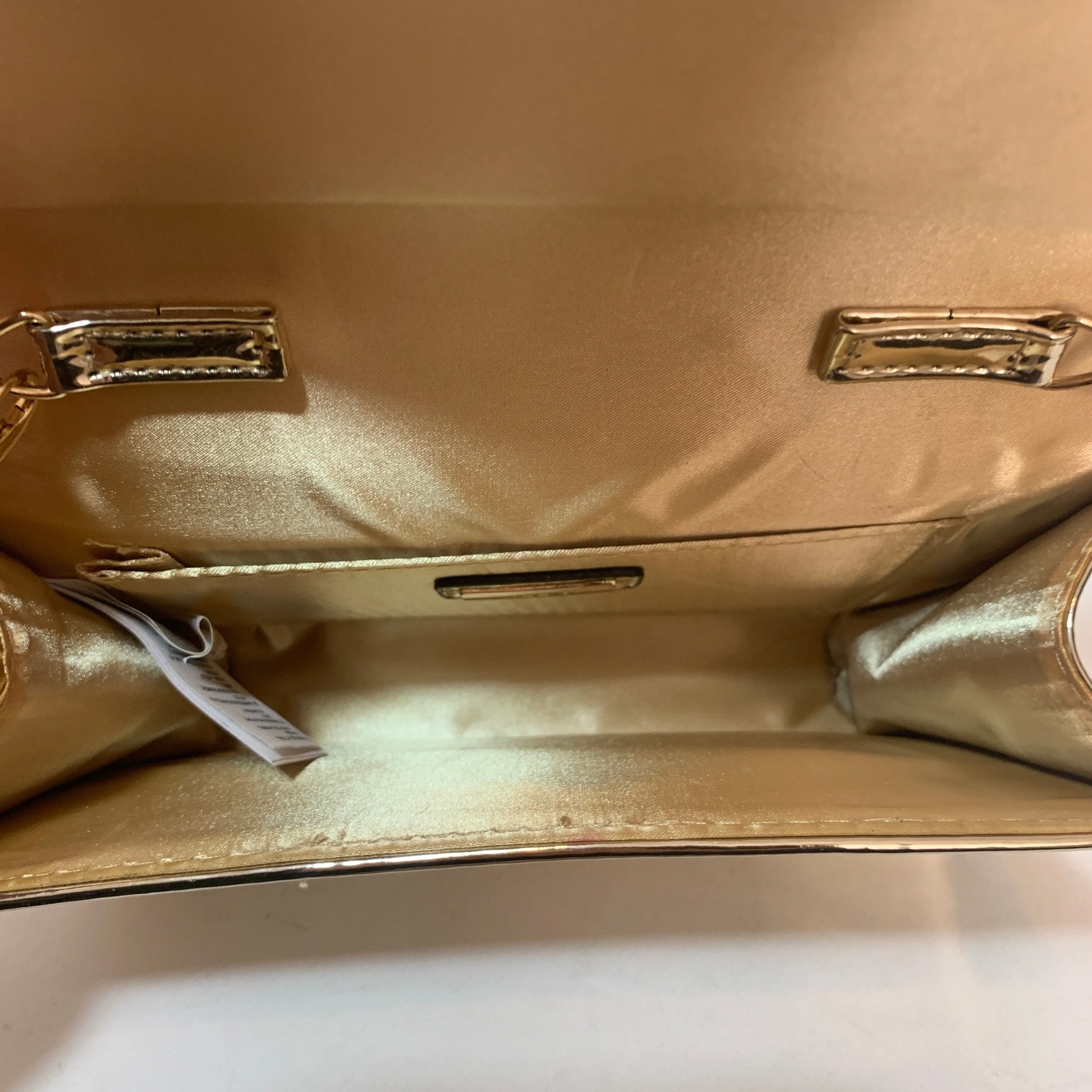 ALDO Gold Floral Convertible Clutch | Like New |