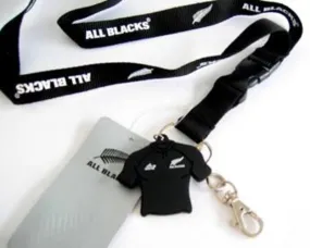 All Blacks Rugby Lanyard Neck Strap