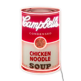 Andy Warhol Chicken Noodle Soup Can Neon Sign