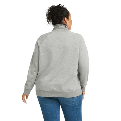 Ariat Women's REAL Sequin Heather Grey Sweatshirt - 10037572