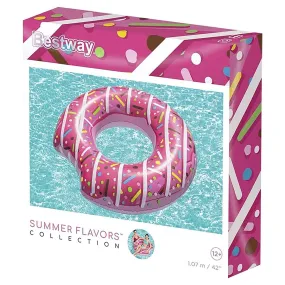 Bestway Inflatable Donut Swim Ring 42 inch (styles vary)