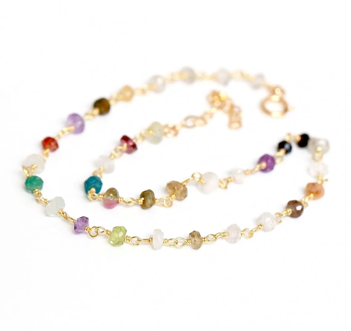 Colorful Gemstone Bracelet