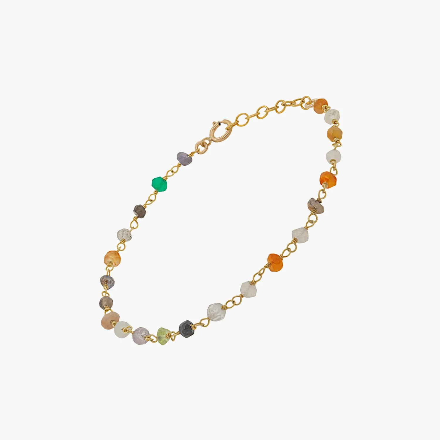 Colorful Gemstone Bracelet