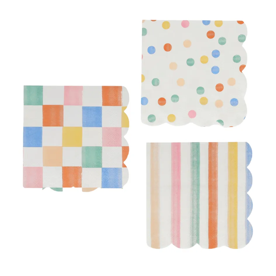 Colorful Pattern Small Napkins