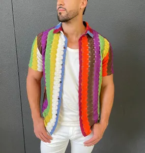 Colorful Stripe SS Shirt