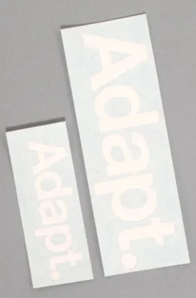 CTA Vinyl (4"   6" White Sticker 2-Pack)