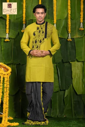 Doctor Dev- Dheu Designer Kurta-Dhoti(Optional)Set