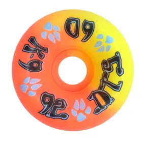 Dogtown K-9 80s Neon Yellow / Orange Wheels 60mm - 92a