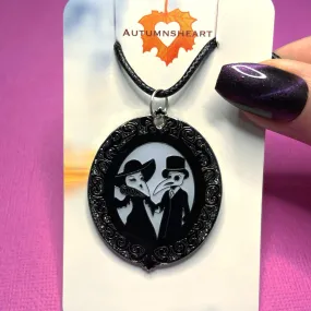 Elegant Plague Doctor Couple cameo