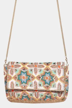 FAYE MULTI BEADED BAG