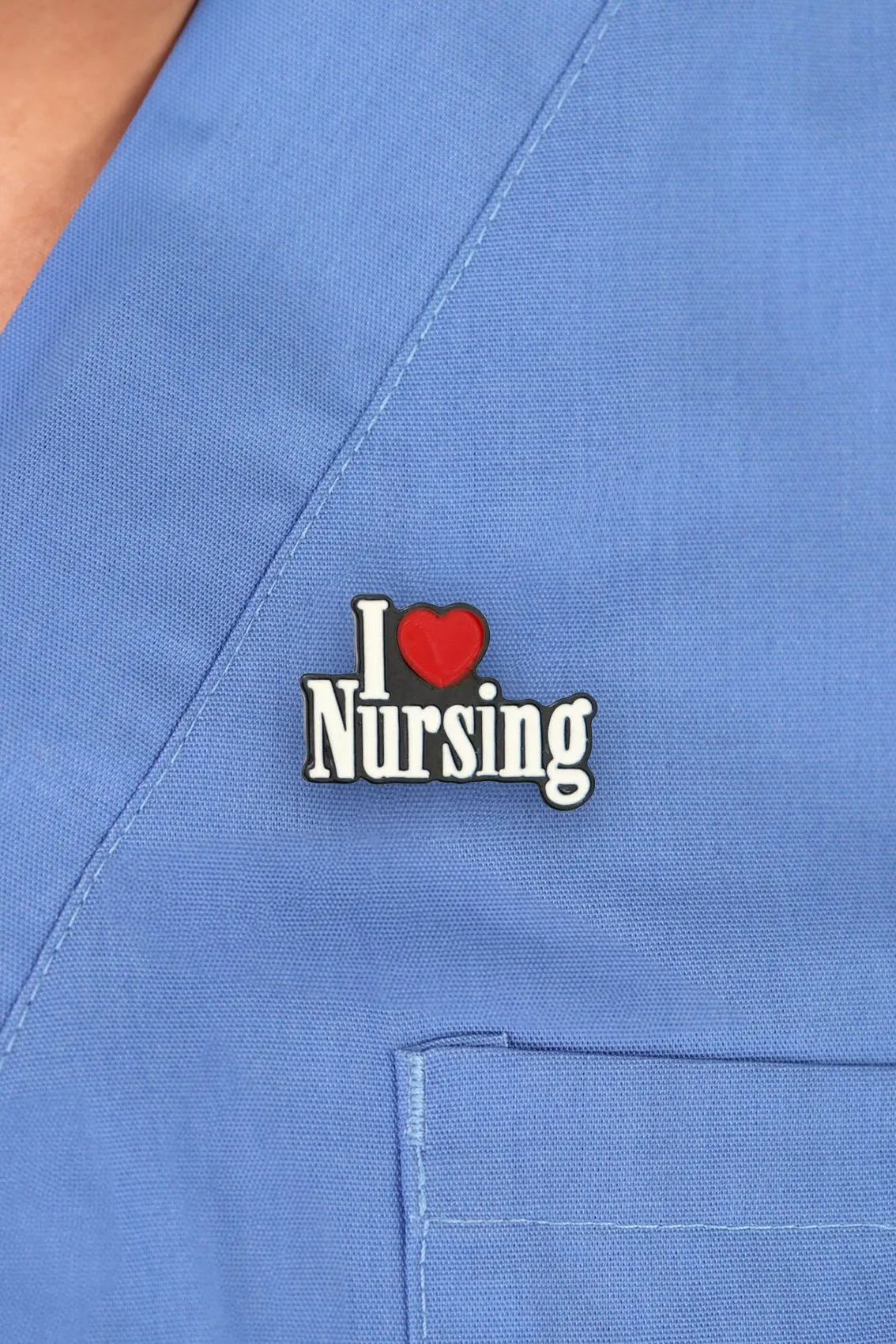 I Love Nursing Pin