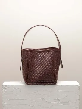 IWA MINI Pecan Twill Shoulder bag