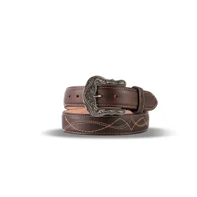 Mens Texas Country Belt Ranch Moka