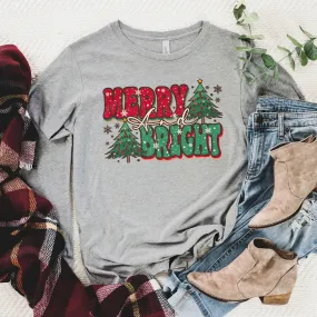 Merry And Bright Bold Long Sleeve