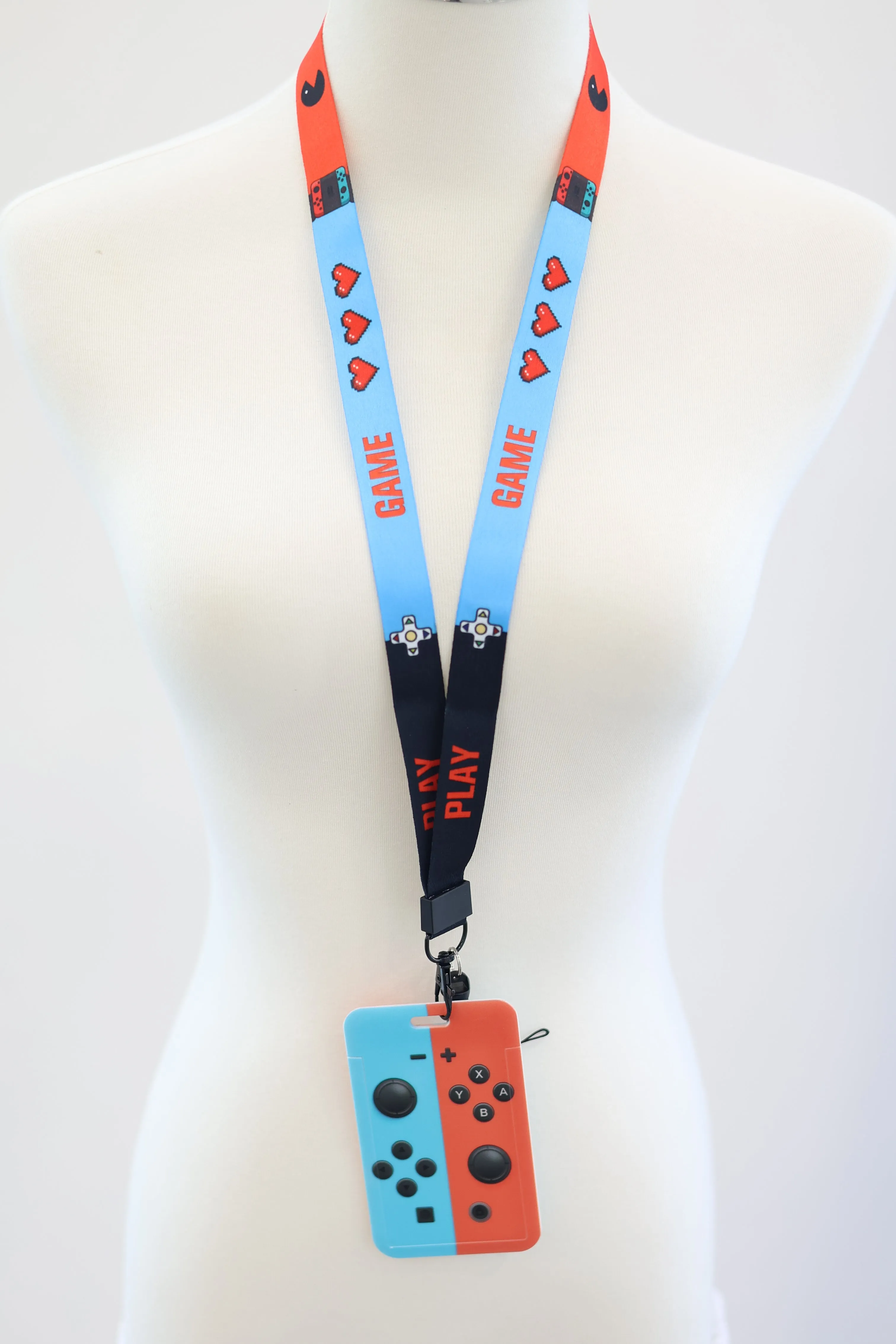 Nintendo Game Controller Lanyard ID Badge Holder