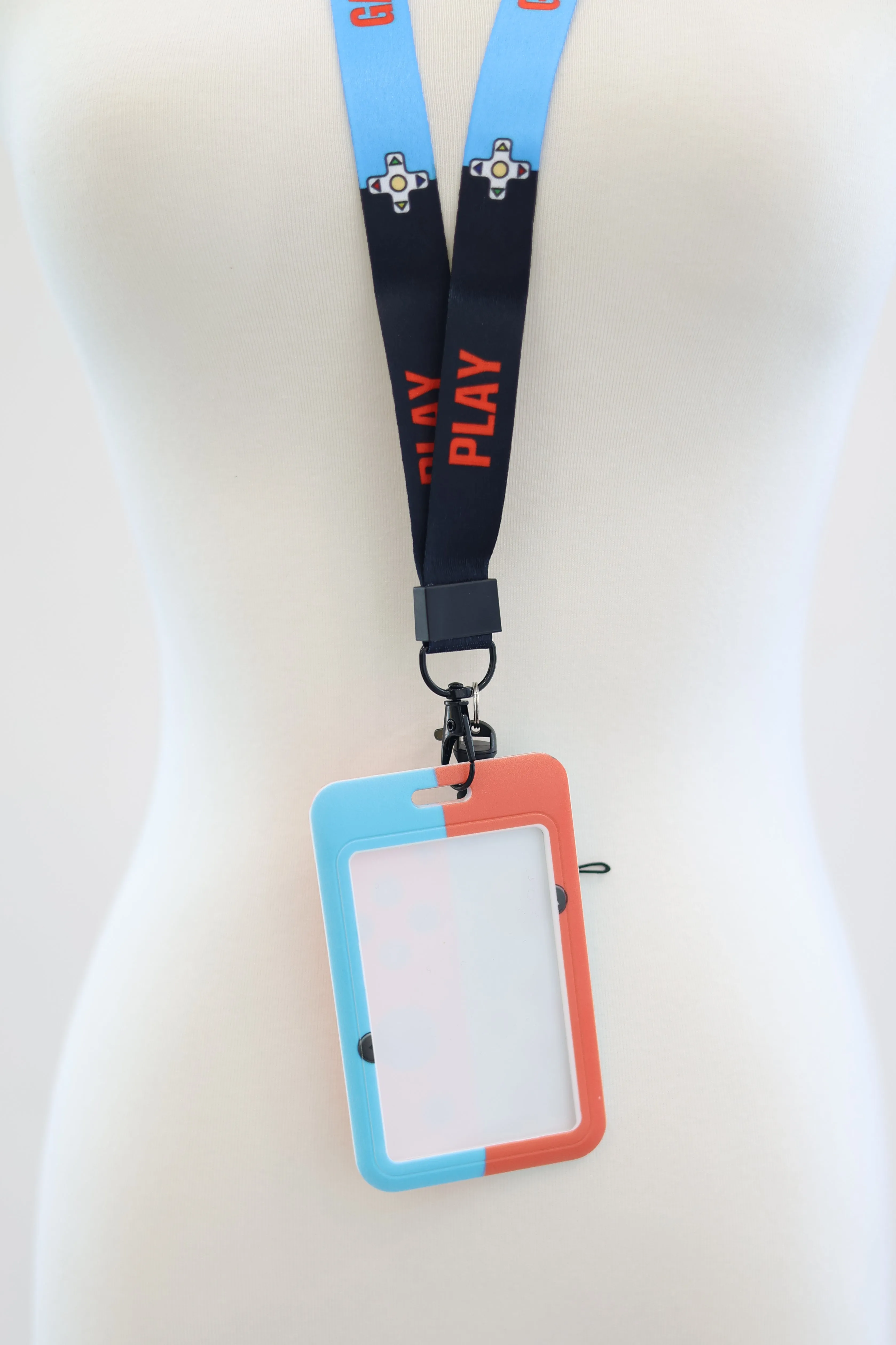 Nintendo Game Controller Lanyard ID Badge Holder