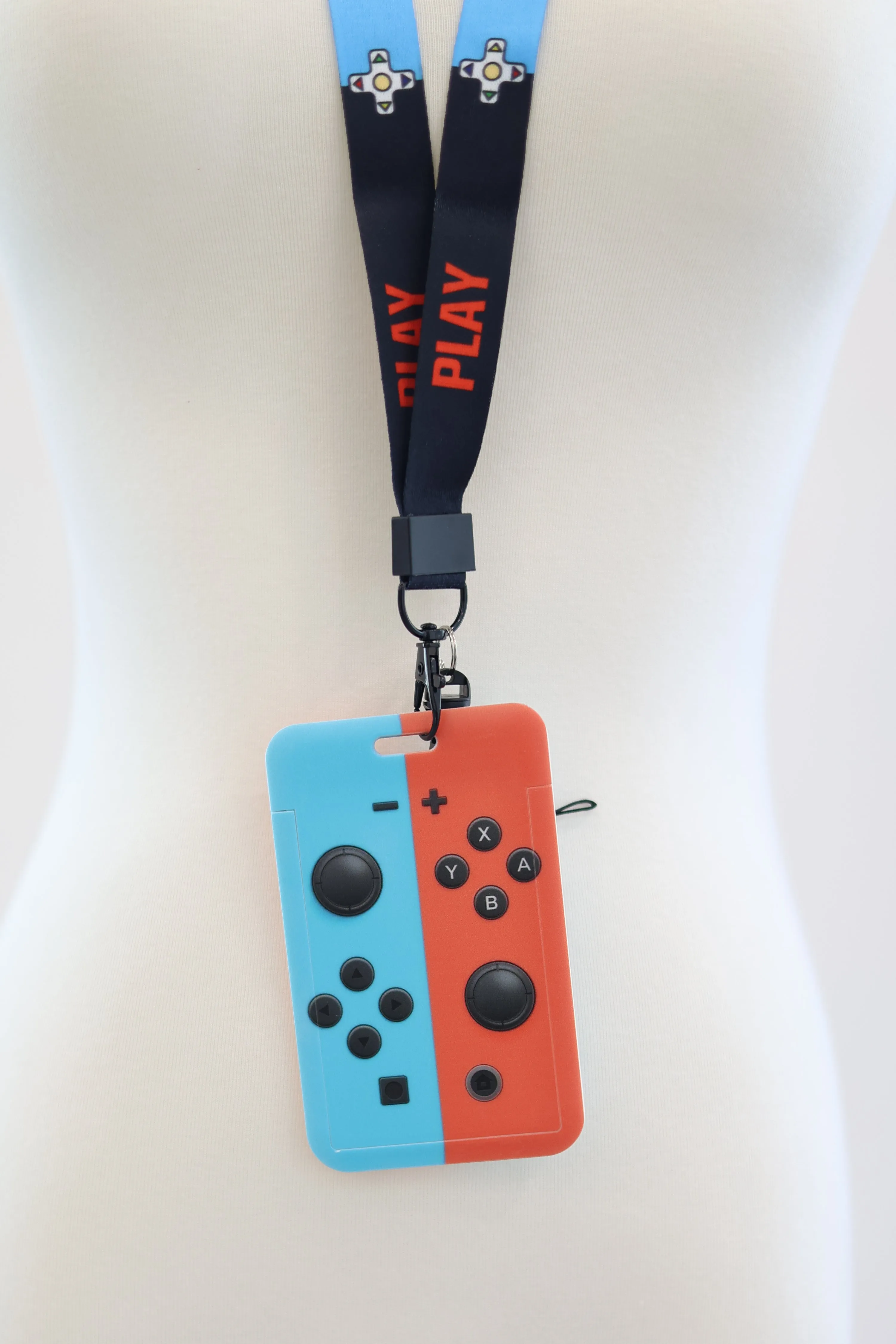 Nintendo Game Controller Lanyard ID Badge Holder