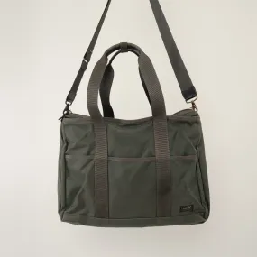 PORTER GREY CANVAS LAPTOP BAG #5