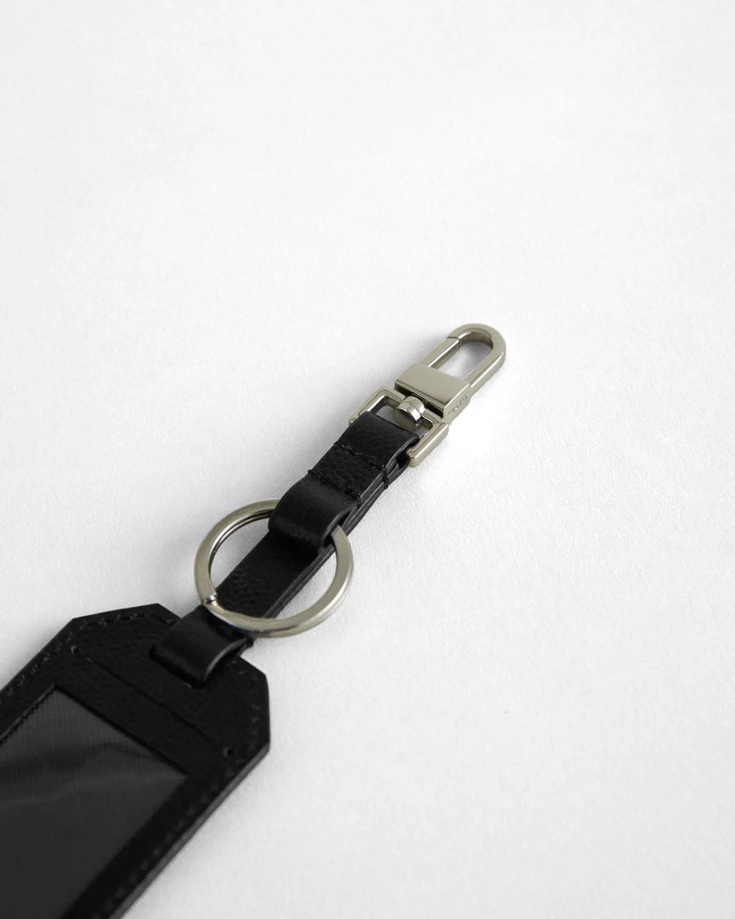 Seletar Caviar Leather Keychain