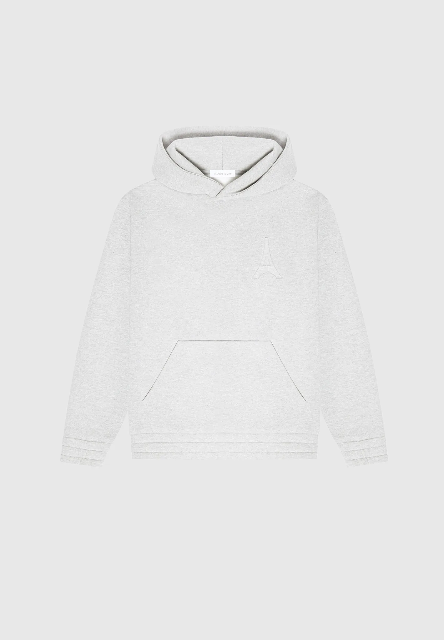 Éternel 420GSM Eiffel Embossed Hoodie - Grey